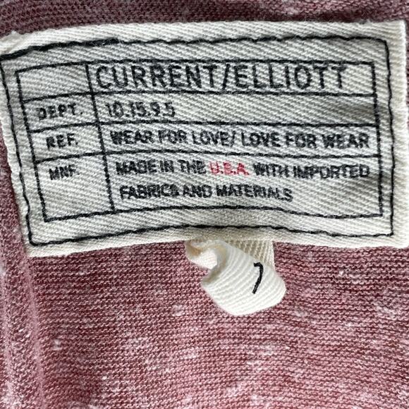 Current/Elliott Ruffle Roadie Top Size 1 - Picture 4 of 5